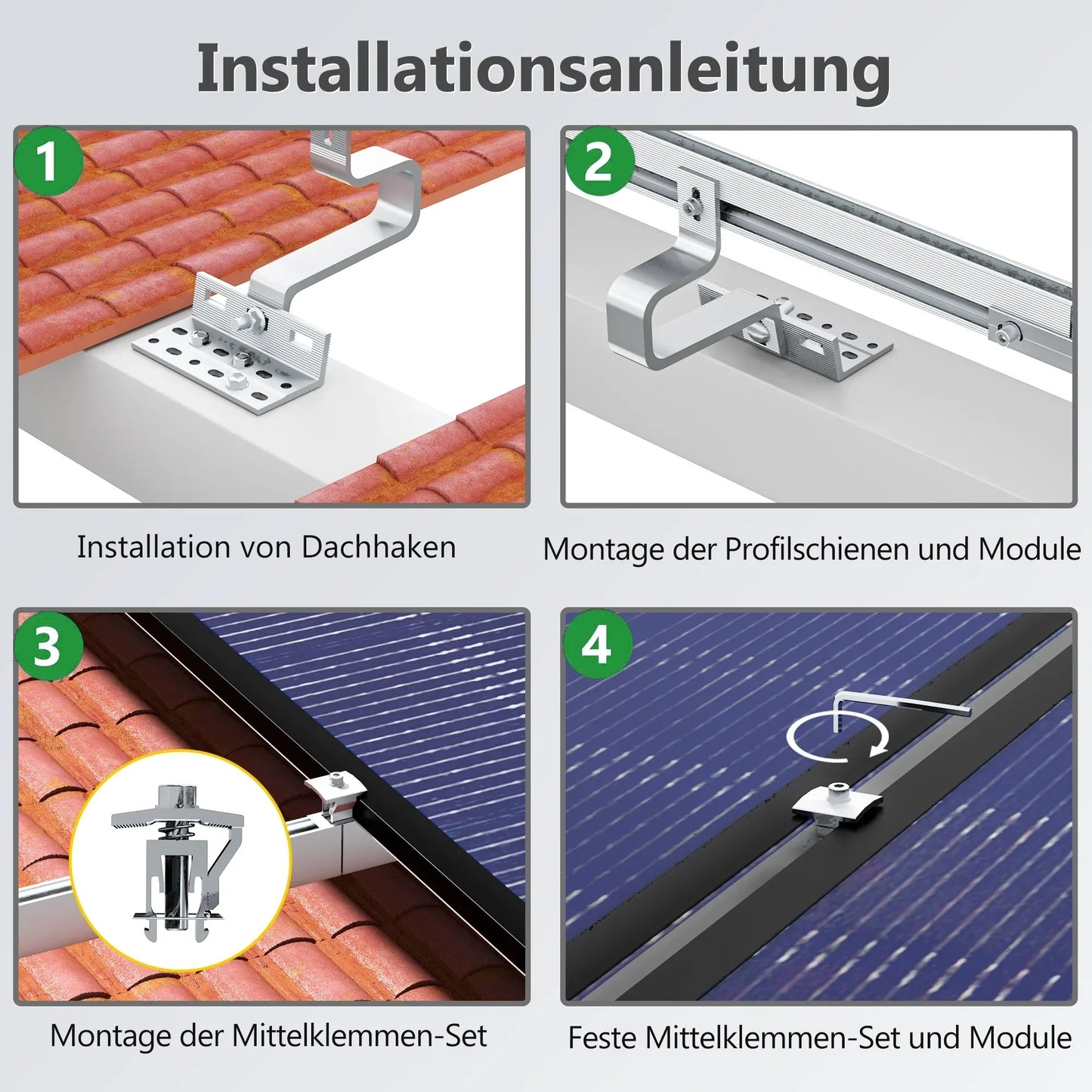 900W Balkonkraftwerk Komplettset mit Fullblack Bifazial Glas Glas Solarmodul und Growatt NEO 800M-X - 0% MwSt. (gem. § 12 Abs. 3 UStG)