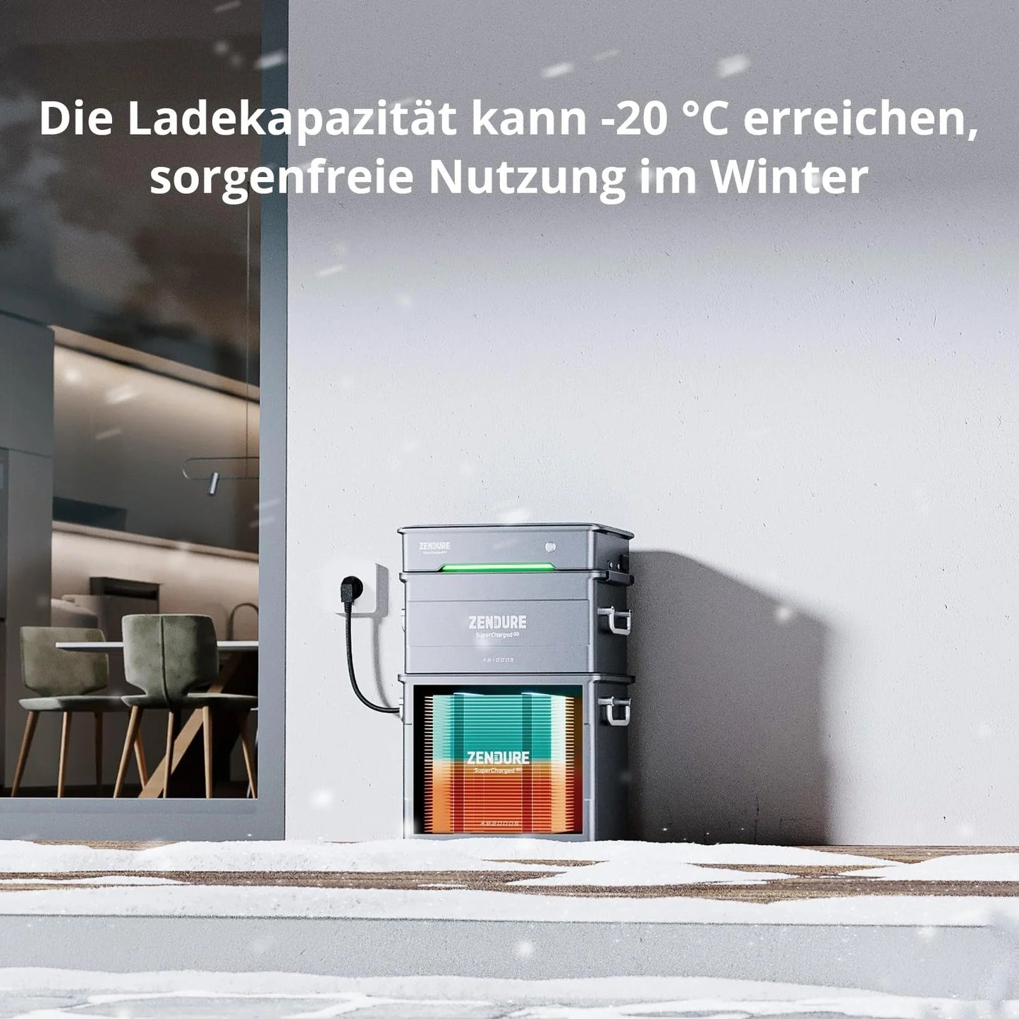 Zendure SolarFlow AB2000X Erweiterungsakku 1920Wh – LiFePO4 Balkonkraftwerk Speicher, modular & IP65