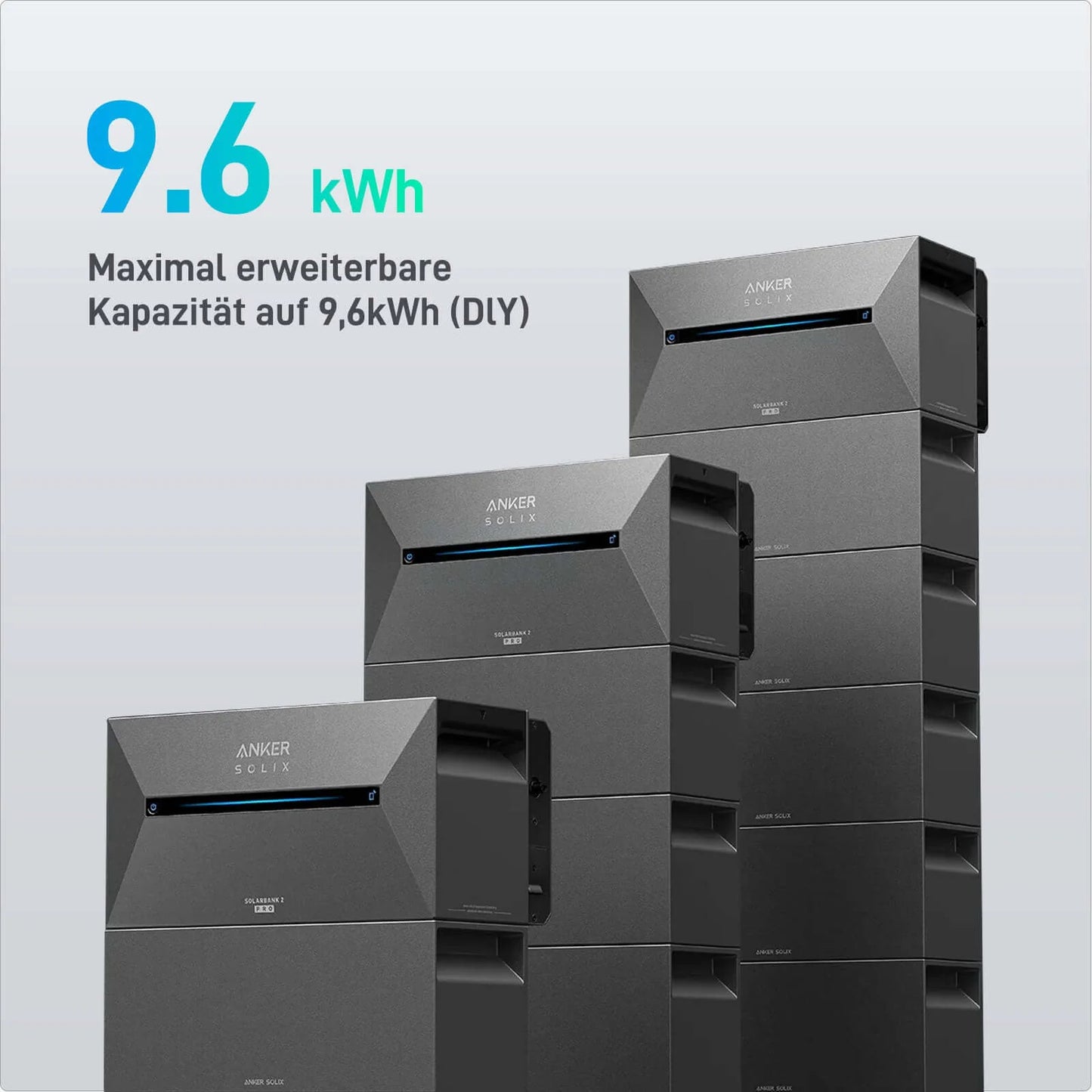 Anker SOLIX BP1600 Erweiterungsbatterie 1,6 kWh – Modularer Solar Speicher für Solarbank 2 | LiFePO4 PV Zusatzakku Plug & Play