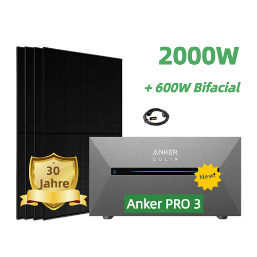 Balkonkraftwertk mit Speicher Anker PRO 3