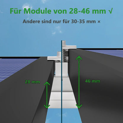 900W Balkonkraftwerk Komplettset mit Fullblack Bifazial Glas Glas Solarmodul und Growatt NEO 800M-X - 0% MwSt. (gem. § 12 Abs. 3 UStG)