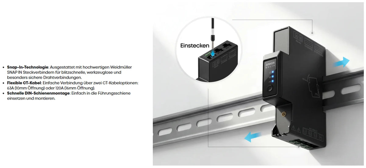 Anker SOLIX Smart Meter Gen 2 (Dreiphasig)