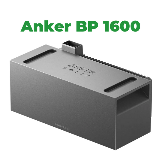 Anker SOLIX BP1600 Erweiterungsbatterie 1,6 kWh – Modularer Solar Speicher für Solarbank 2 | LiFePO4 PV Zusatzakku Plug & Play