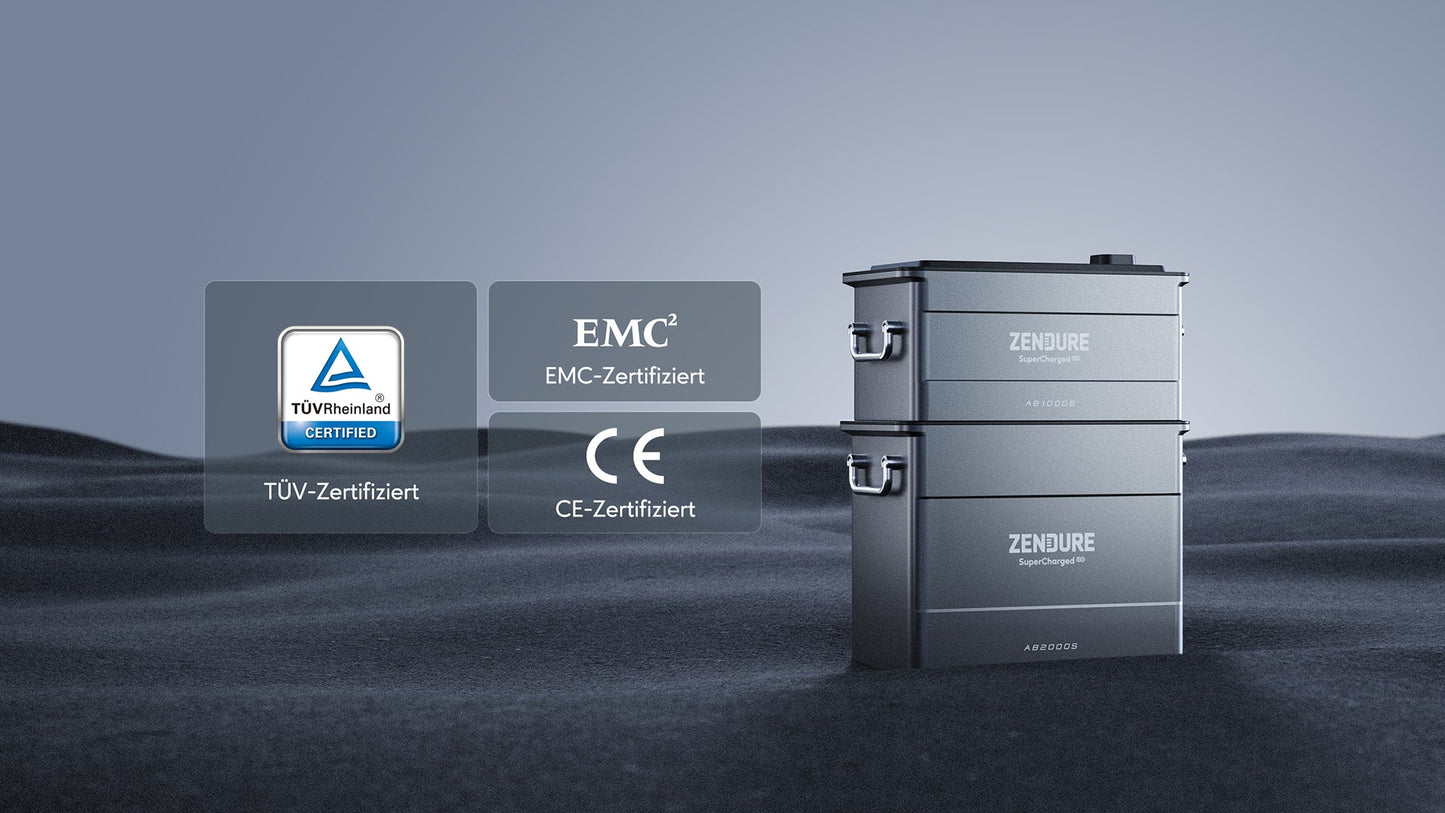 Zendure SolarFlow AB2000X Erweiterungsakku 1920Wh – LiFePO4 Balkonkraftwerk Speicher, modular & IP65
