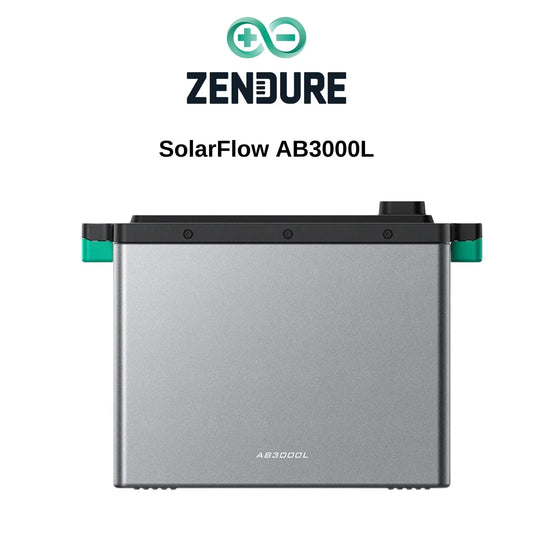 Zendure SolarFlow AB3000L Erweiterungsakku 2880Wh – Balkonkraftwerk Speicher LiFePO4 48V | PV Stromspeicher Erweiterung - 0% MwSt. (gem. § 12 Abs. 3 UStG) Zendure